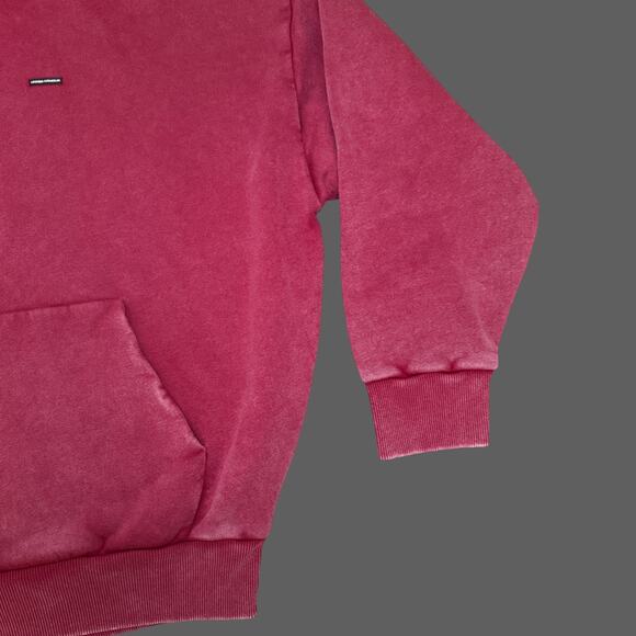 Under Armour Icon Heavyweight Fleece Wash Men's Oversized Hoodie M NWT Cardinal - Picture 2 of 8
